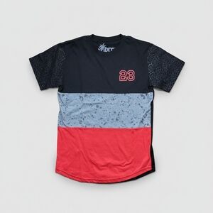 Black and Red Men's Graphic T-Shirt